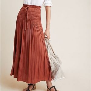 Anthropologie Plus Kroes Knit Skirt Burnt Orange